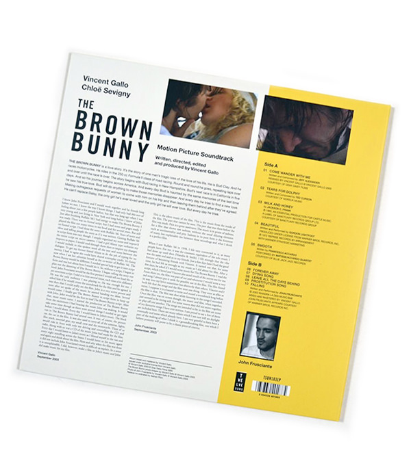 LP】新品未開封Vincent Gallo『brown bunny』サントラ 洋楽 レコード