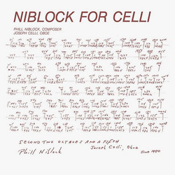 Niblock For Celli / Celli Plays Niblock (Lp)