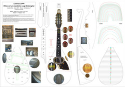 Drawing - Embergher mandolin mod. 5bis