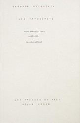 Tapuscrits – Poèmes-Partitions, Biopsies, Passe-Partout (Book)