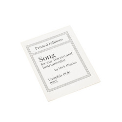 Song for Any Voice(s) and Instrument(s) (Book)
