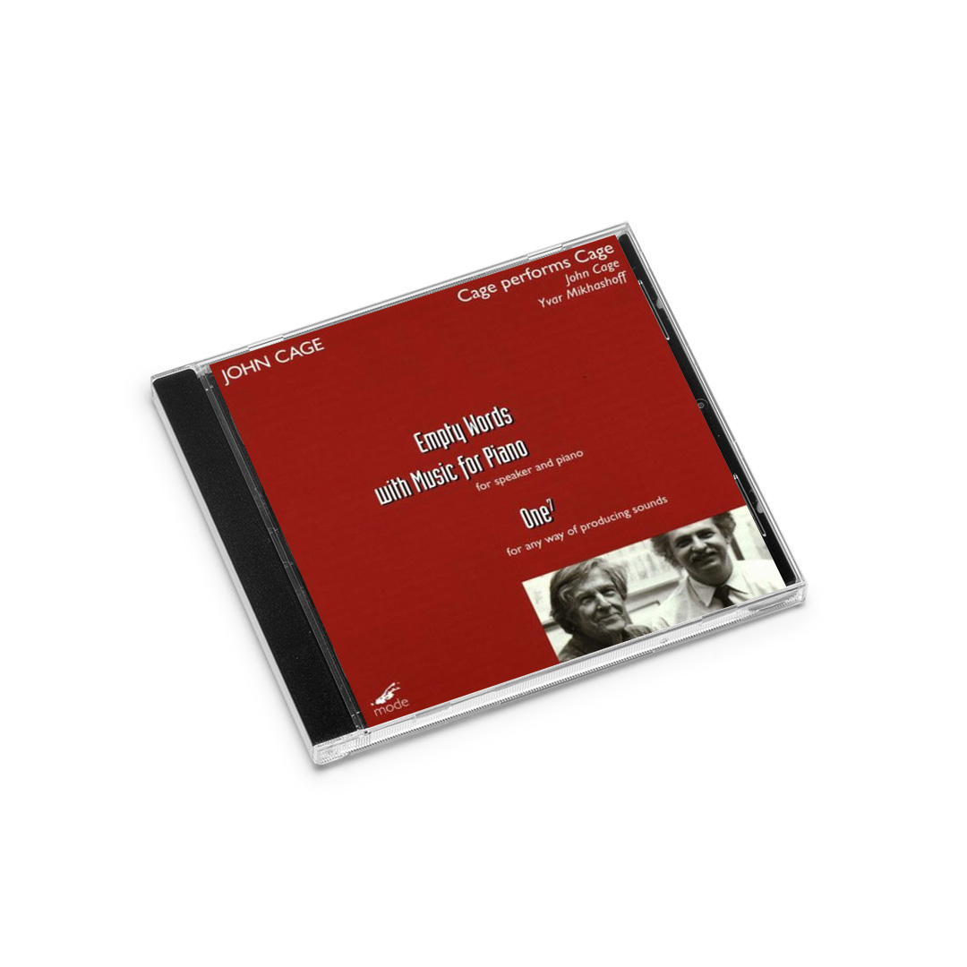 John Cage Cage Performs Cage Soundohm