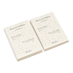 Morton Feldman in Middelburg: Words on Music (2xBooks)