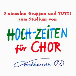 Hoch-Zeiten für chor (3CD)