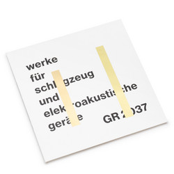 Werke Für Schlagzeug Und Elektroakustische Geräte (LP)