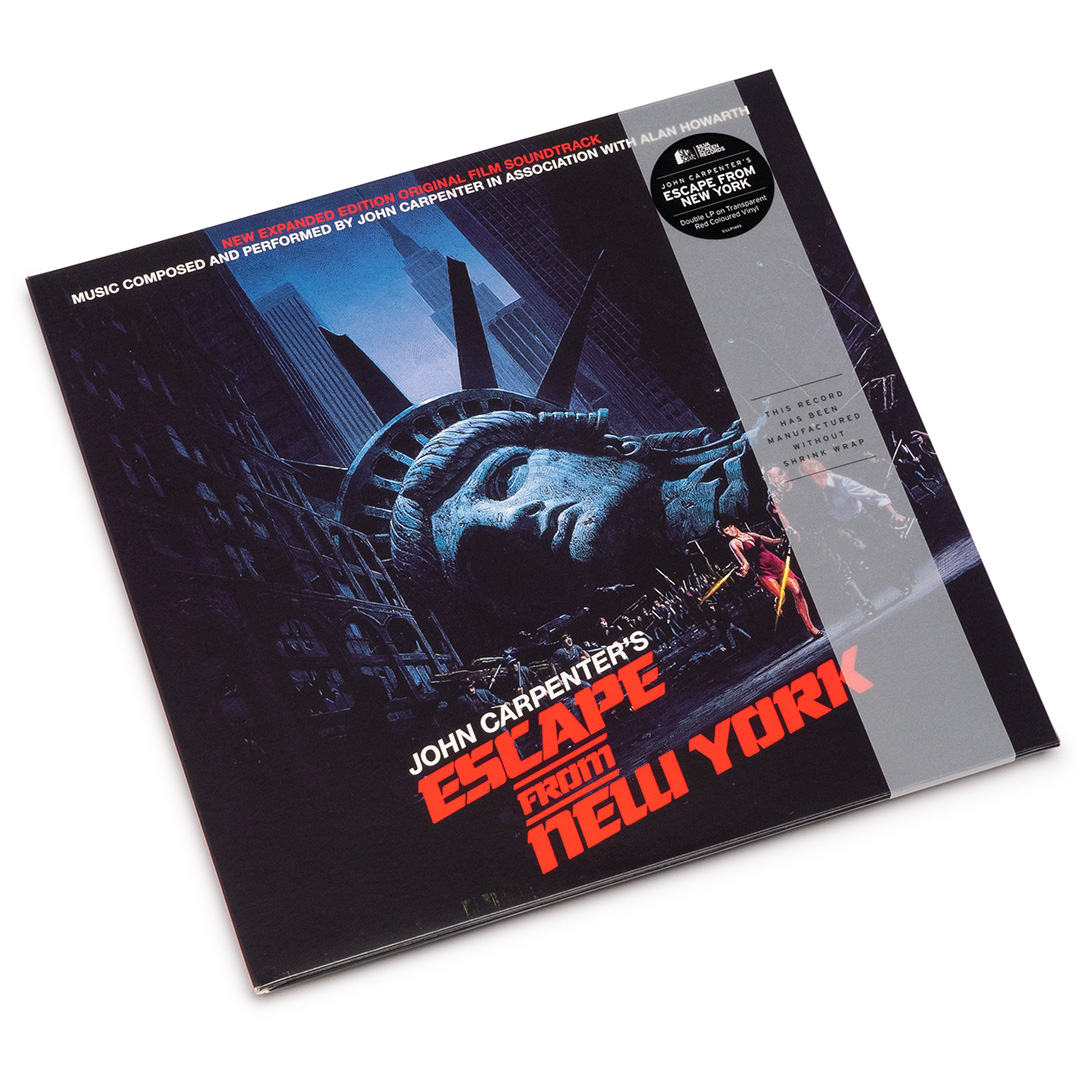 John Carpenter – Escape From New York (2LP, Transparent Red