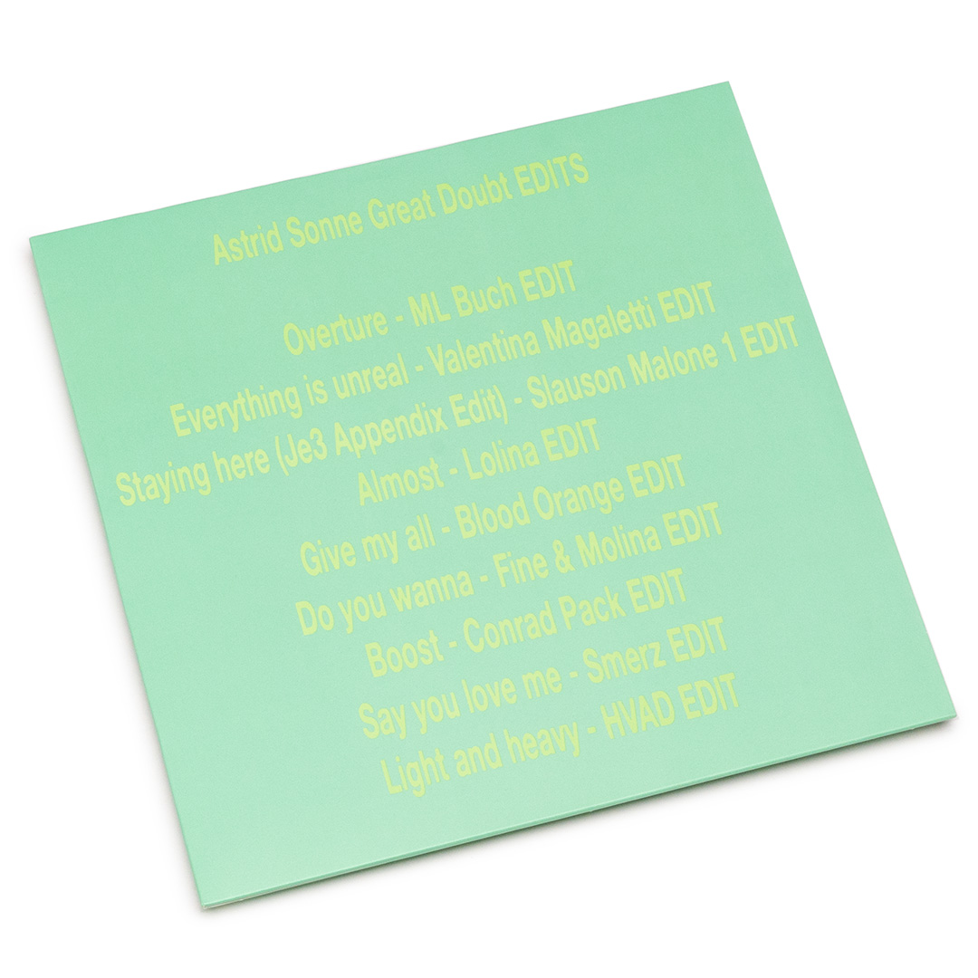 【売り切り御免！】 Doubt Great – Sonne Astrid Edits Soundohm – (LP) 洋楽