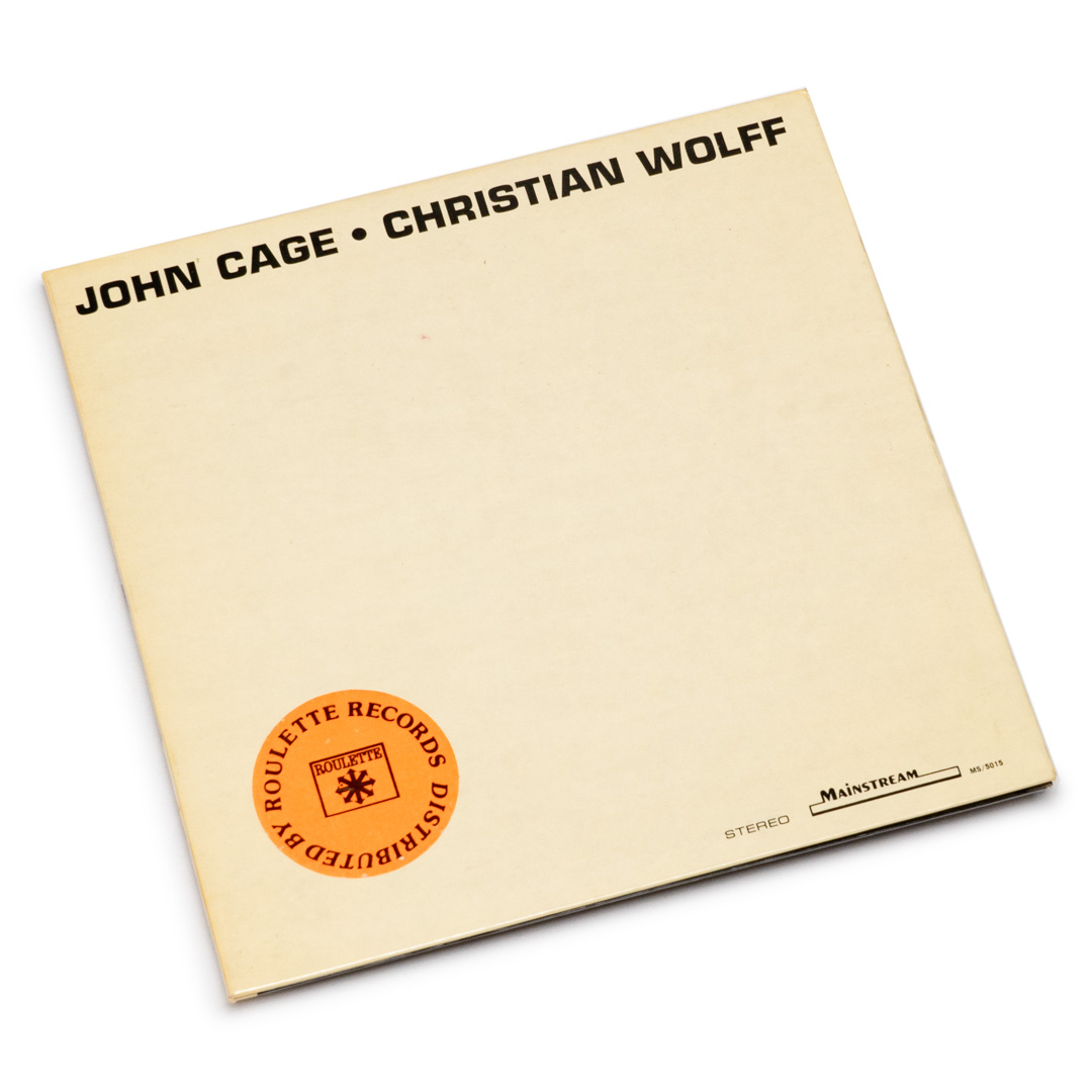 Christian Wolff John – Cage • Vinyl - Cage, ⁄ Soundohm 0 at 
