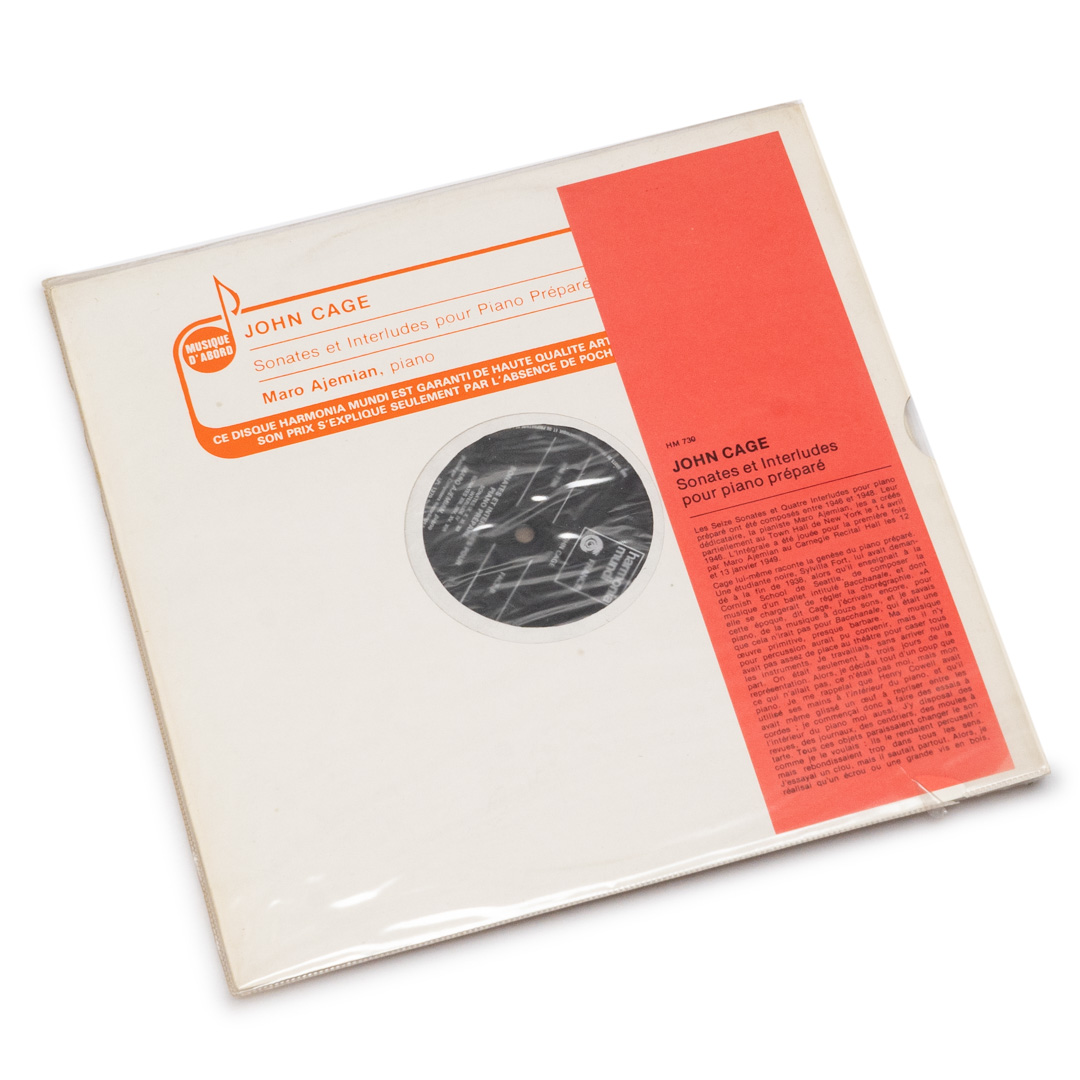 John Cage – Sonates Et Interludes Pour Piano Préparé (LP) – Soundohm