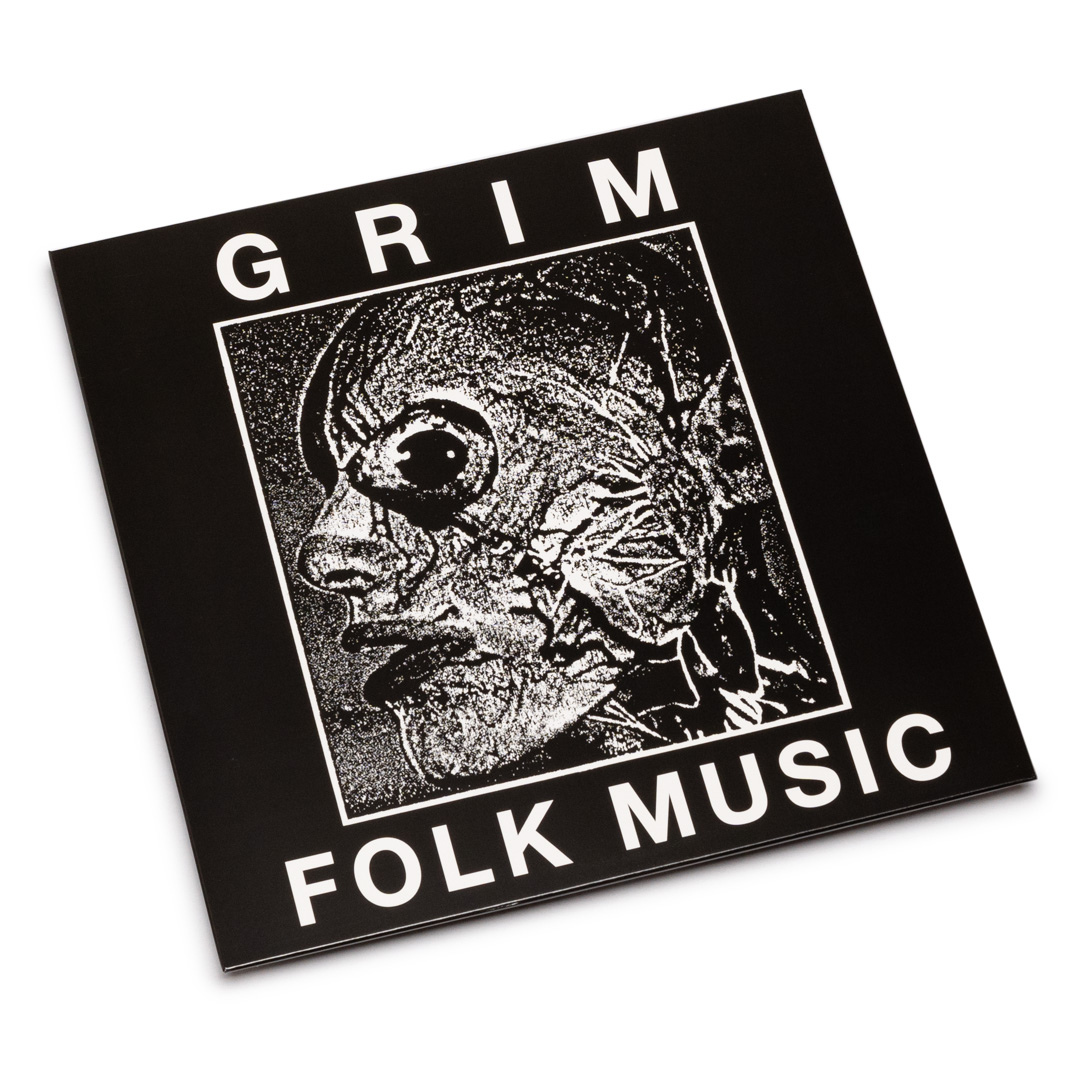 Grim – Folk Music (LP, Black and White) – Soundohm